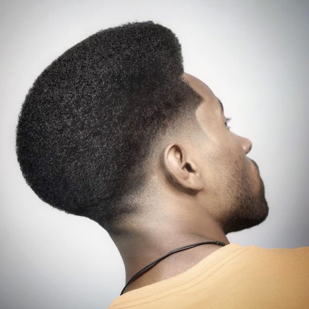 Afro fade haircut