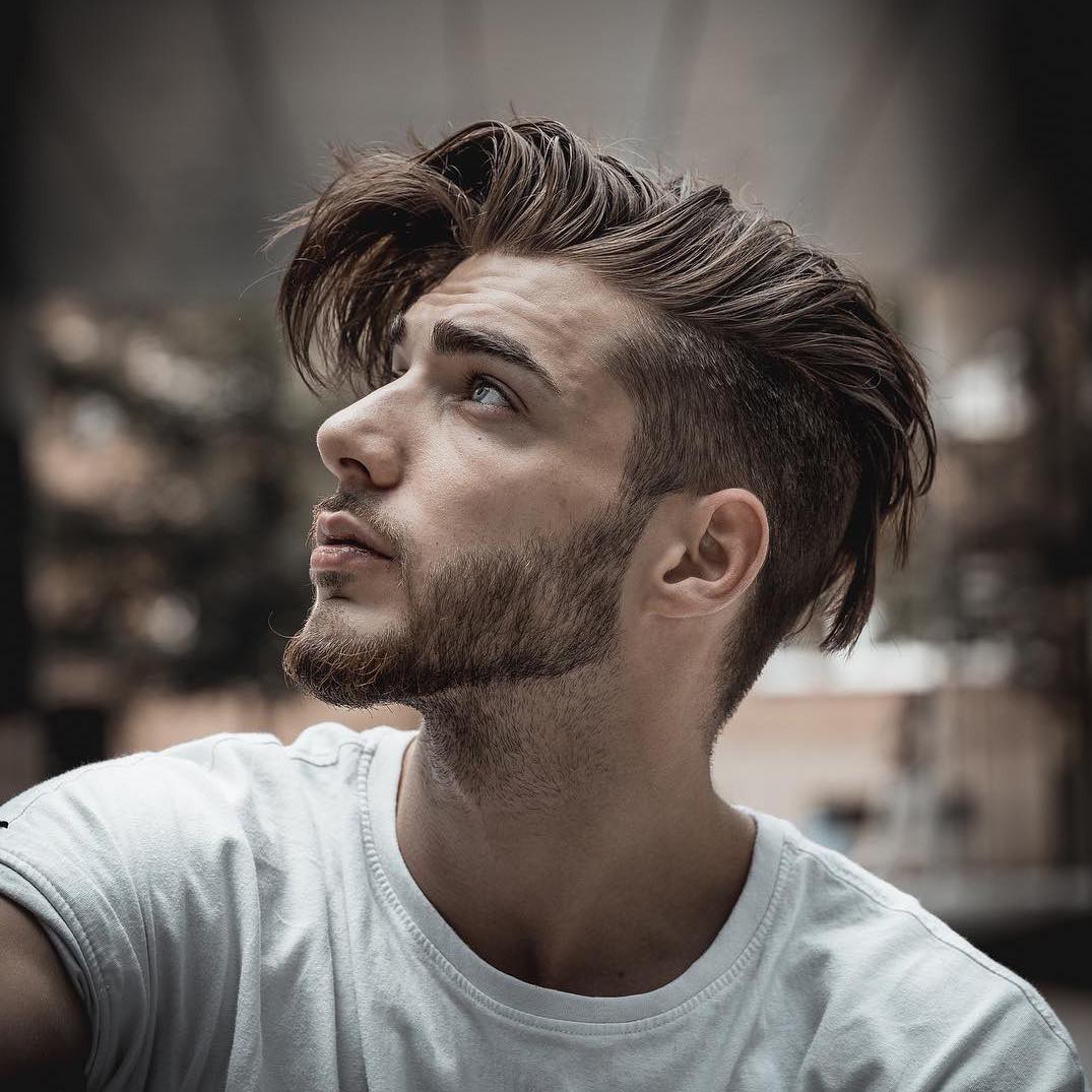 Cool undercut haircut for men