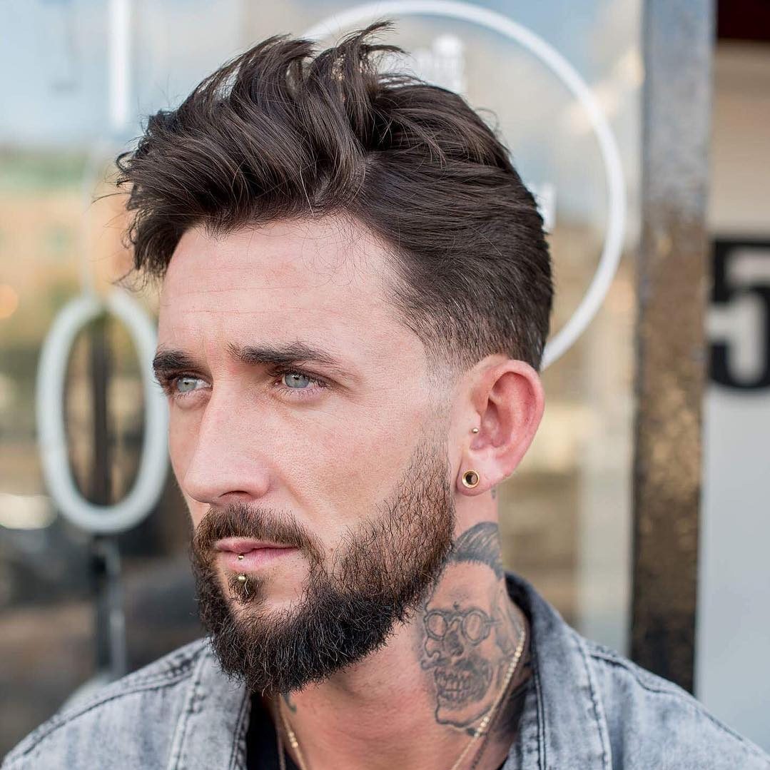 Low fade mens haircut