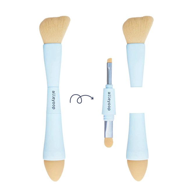 Alleyoop Makeup Brush Sponge Eyeshadow Eyebrow Liner The Best New Amazon Beauty Products Include a Sol de Janeiro Fragrance and TikTok Viral Makeup Brush