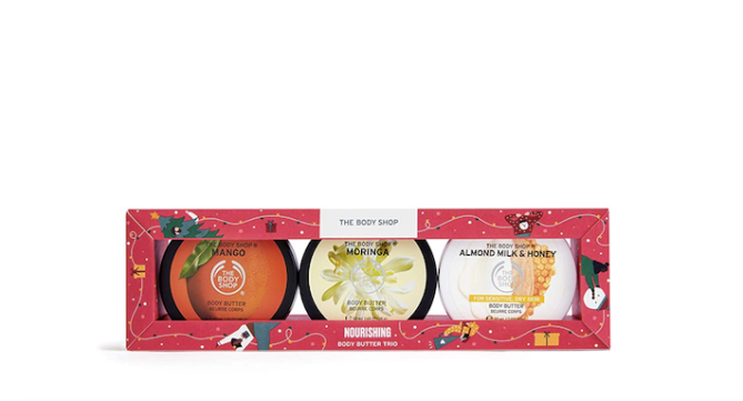 Body Shop Nourishing set The Best New Amazon Beauty Products Include a Sol de Janeiro Fragrance and TikTok Viral Makeup Brush