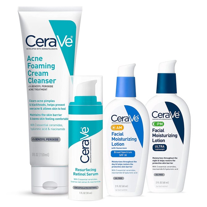 CeraVe Treatment Peroxide Moisturizer Cleanser The Best New Amazon Beauty Products Include a Sol de Janeiro Fragrance and TikTok Viral Makeup Brush