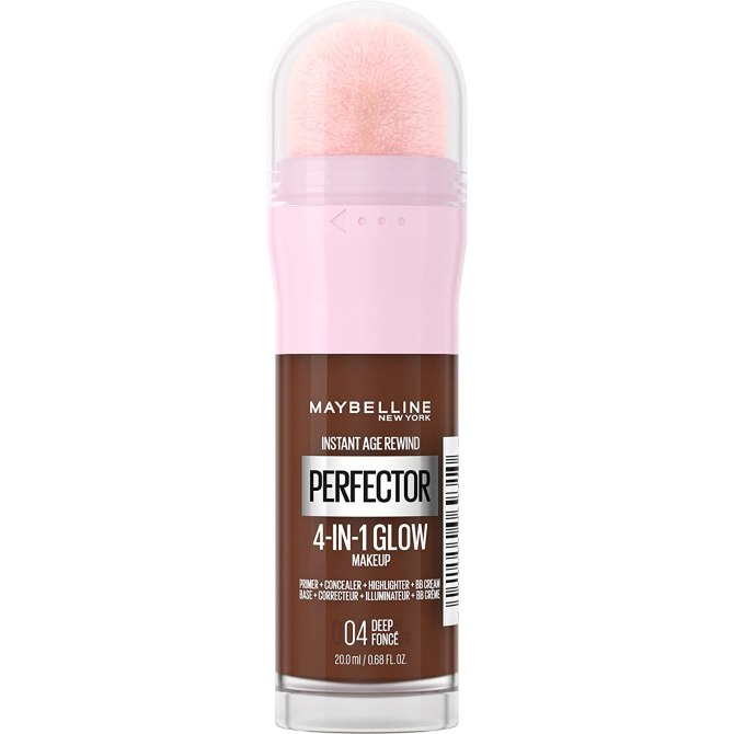 Maybelline New York Instant Age Rewind Instant Perfector 4 In 1 Glow Makeup The Best New Amazon Beauty Products Include a Sol de Janeiro Fragrance and TikTok Viral Makeup Brush